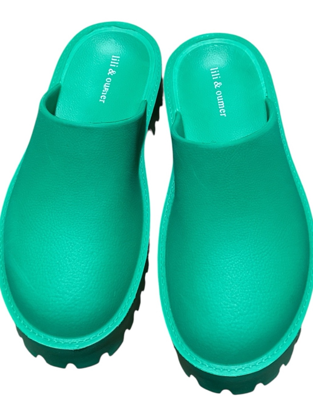 Teal Slip-On Clog Mules Size 10 (Best Fit 9/9.5)